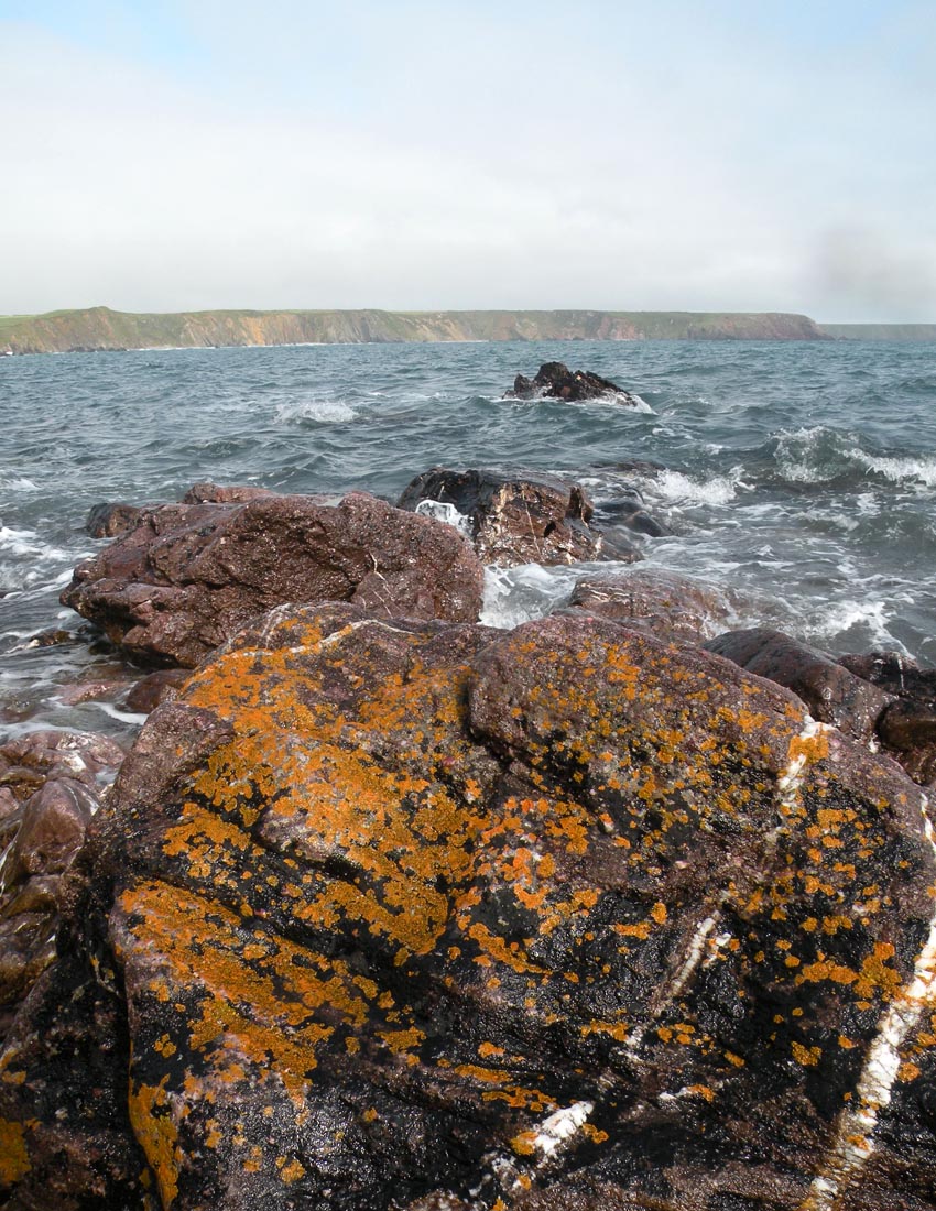 Sugli scogli del Galles